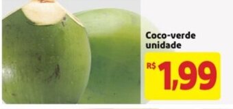 Mercado Extra Coco verde unidade oferta