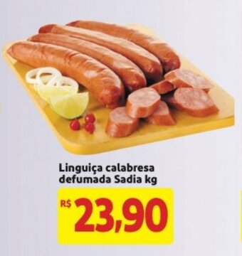 Mercado Extra Linguica Calabresa Defumada Sadia 1kg oferta