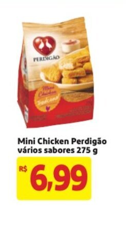 Mercado Extra Mini Chicken Perdigao varios sabores 275g oferta
