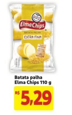 Mercado Extra Batata palha Elma Chips 110g oferta