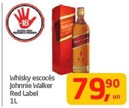 Tenda Atacado Whisky escocês johnnie walker red label 1l oferta