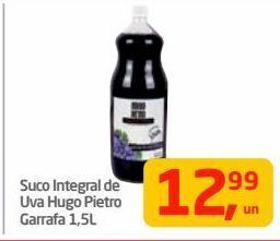 Tenda Atacado Suco integral de uva hugo pietro garrafa 1,5l oferta