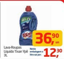 Tenda Atacado Lava roupas líquido tixan ypê 3l oferta