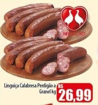 Proença Supermercados Linguiça Calabresa Perdigão a Granel kg oferta