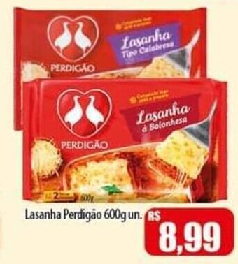 Proença Supermercados Lasanha Perdigão 600g un. oferta