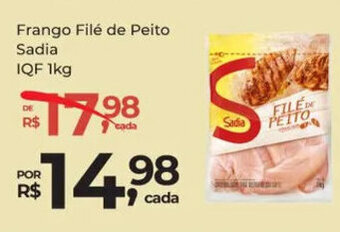 Super Luna Frango Filé de Peito Sadia IQF 1kg oferta