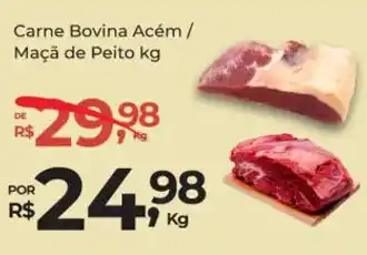 Super Luna Carne Bovina Acém / Maçã de Peito kg oferta