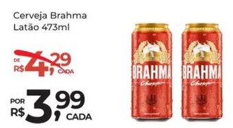 Super Luna Cerveja Brahma Latão 473ml oferta