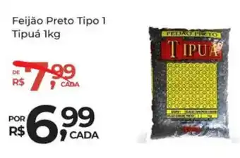 Super Luna Feijão Preto Tipo 1 Tipuá 1kg oferta