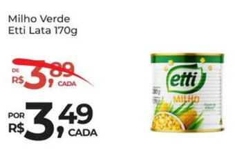 Milho Verde Etti Lata 170g