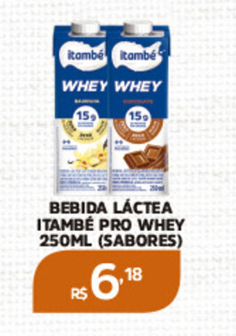 Pinheiro Supermercado BEBIDA LÁCTEA ITAMBÉ PRO WHEY 250ML (SABORES) oferta