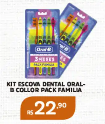 Pinheiro Supermercado KIT ESCOVA DENTAL ORAL-B COLLOR PACK FAMILIA oferta
