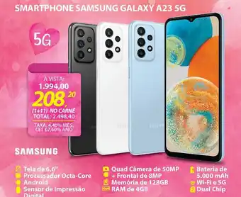 Lojas Cem SMARTPHONE SAMSUNG GALAXY A23 5G oferta