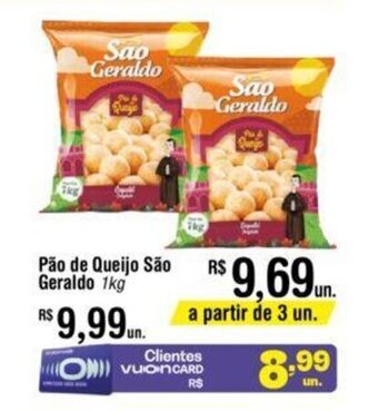 Fort Atacadista Pão de Queijo São Geraldo 1kg oferta