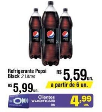 Refrigerante Pepsi Black 2 Litros