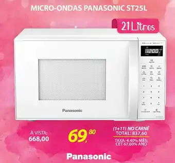 Lojas Cem MICRO-ONDAS PANASONIC ST25L oferta