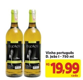 Mercado Extra Vinho portugues D. Joao I 750ml oferta