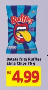Mercado Extra Batata frita Ruffles Elma Chips 76g oferta