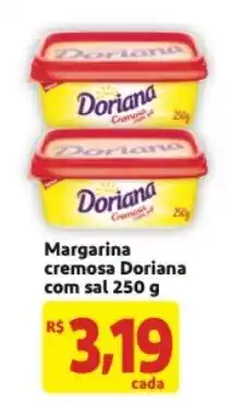 Margarina Cremosa Doriana com sal 250g