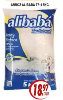 Kaçula Supermercados ARROZ ALIBABA TP-1 5KG oferta