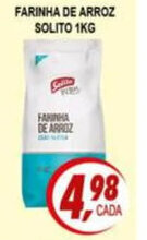 Kaçula Supermercados FARINHA DE ARROZ SOLITO 1KG oferta