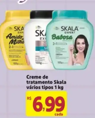 Creme de Tratamento Skala varios tipos 1kg