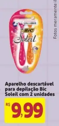 Mercado Extra Aparelho descartavel para depilacao Bic Soleil com 2 unidades oferta