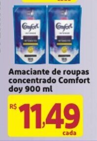 Mercado Extra Amaciante de roupas concentrado Comfort doy 900ml oferta