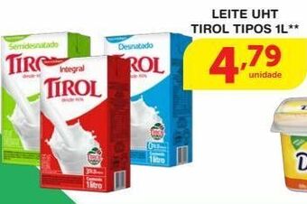 Roldão Leite uht tirol tipos 1l** oferta