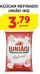 Roldão Açúcar refinado união 1kg oferta