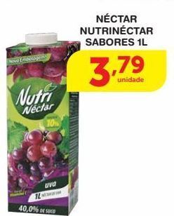 Roldão Néctar nutrinéctar sabores 1l oferta