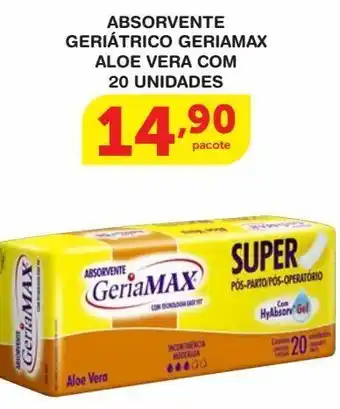 Absorvente geriamax 20un