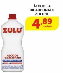 Roldão Álcool + bicarbonato zulu 1l oferta