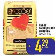Mercantil Rodrigues Arroz parboilizado emoções kg oferta