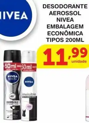 Roldão Desodorante nivea 200ml oferta