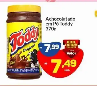 Achocolatado em pó toddy 370g