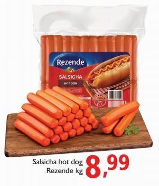 Supermercados ABC Salsicha hot dog rezende kg oferta