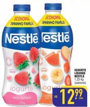 Mercantil Rodrigues Iogurte líquido nestlé 1.25kg oferta