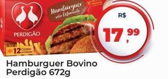 Tonin Superatacado Hamburguer bovino perdigão 672g oferta