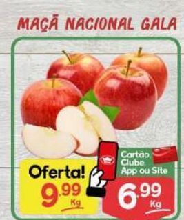 Maçã nacional gala kg