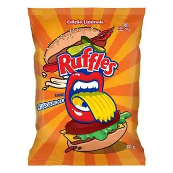 Violeta Supermercados Batata chips sabor cheeseburger ruffles 70g oferta