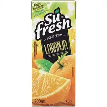 Suco pronto néctar de laranja sufresh 200ml