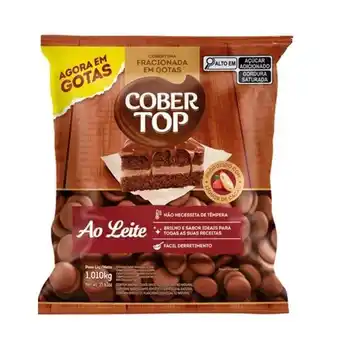 Nagumo Chocolate cobertura em pedaços ao leite bel 1,01g oferta