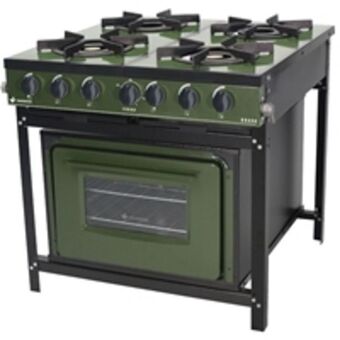 Benoit Fogão industrial com forno venâncio br4br bravo 4 queimadores á gás glp oferta