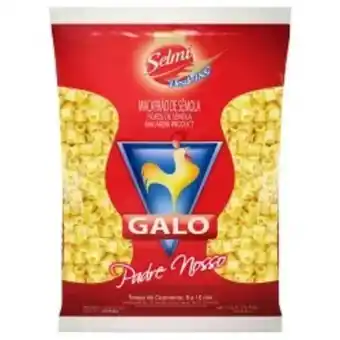 Varejão Irmãos Patrocinio Macarrão semolado galo 500gr padre nosso oferta