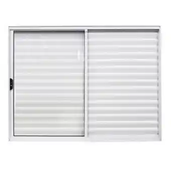 Leroy Merlin Janela veneziana de correr 3 folhas alumínio pintado branco 1,00x1,50m linha home 3a alumínio oferta