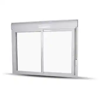 Janela com persiana integrada 2 folhas alumínio pintado branco blackout 1,20x1,50m linha nobre crv