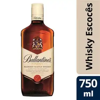 Whisky escocês ballantine's finest 750ml