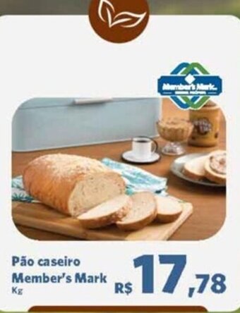 Sam's Club Pão caseiro Member's Mark kg oferta
