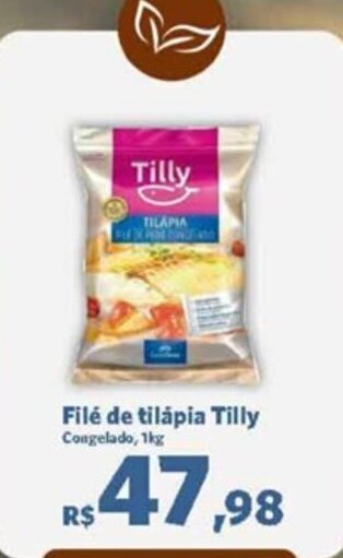 Sam's Club Filé de tilápia Tilly Congelado, 1kg oferta